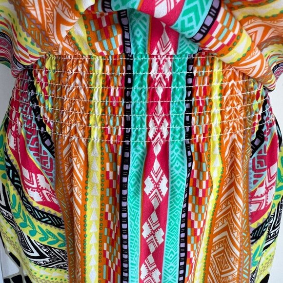 NWOT HALE BOB STRAPLESS MAXI DRESS SIDE SLITS SIZE MEDIUM - Picture 6 of 12